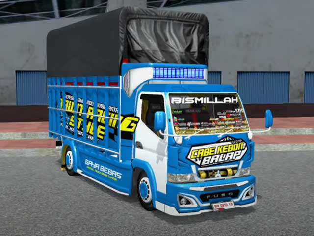 MOD Bussid Truck Canter Full Variasi