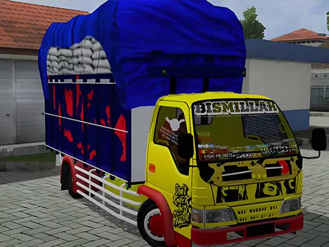 Mod Truk Canter Trondol Muatan Beras Gayor