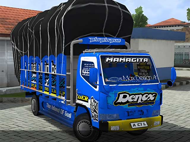 Mod Truk Canter Trondol Muatan Overload Varian Kotor