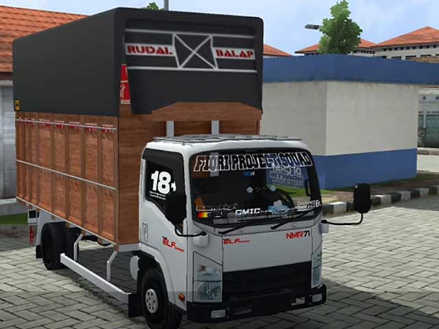 Mod Truk Canter Trondol NMR71 STD BAK