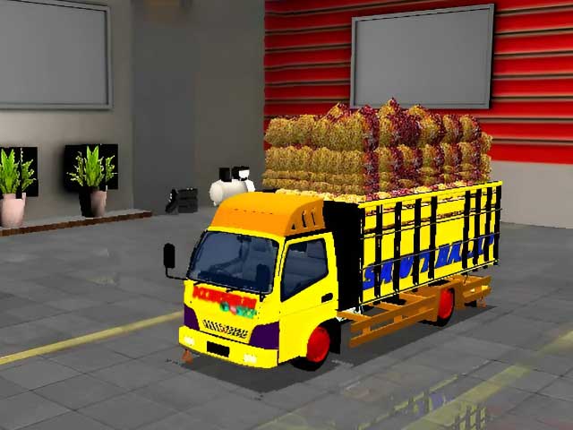 Truk Canter Bos Moeda Muatan Sawit