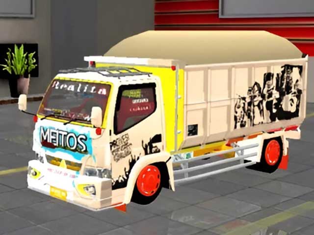 Canter Dump Truck Pasir Meitos
