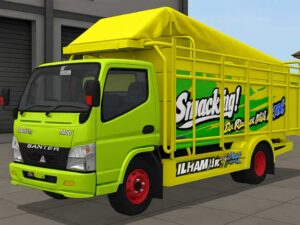 Mod bussid truck canter biled