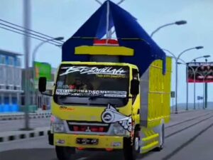 Mod Bussid Truck Canter Herex Standar Minimalis Mboiss Suspensi Real Full Stut
